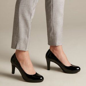 Women's Black Patent Pumps - Adriel Viola by Clarks